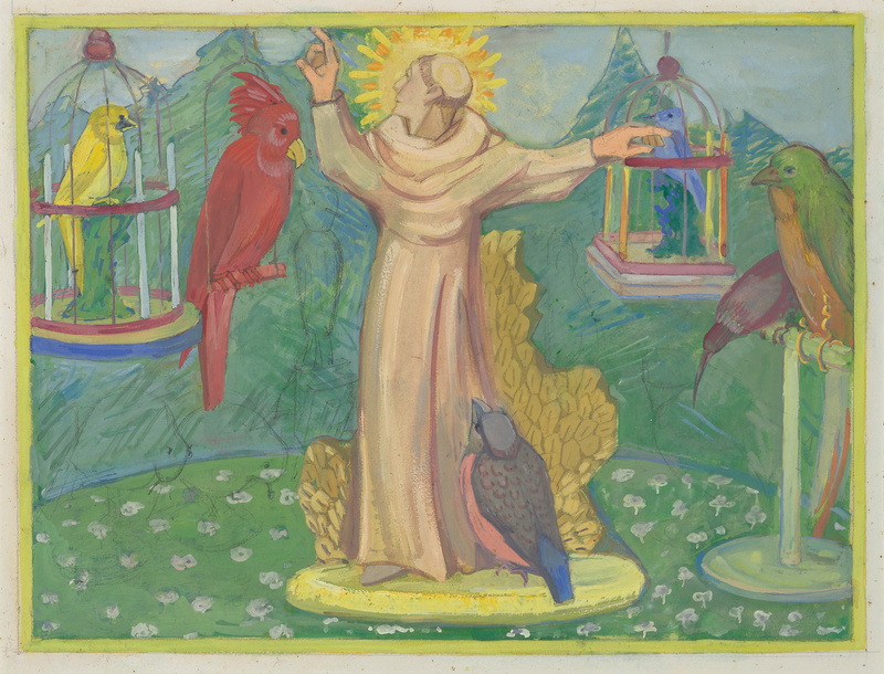 Maria Franck-Marc, Heiliger Franziskus Maria Franck-Marc, Heiliger Franziskus