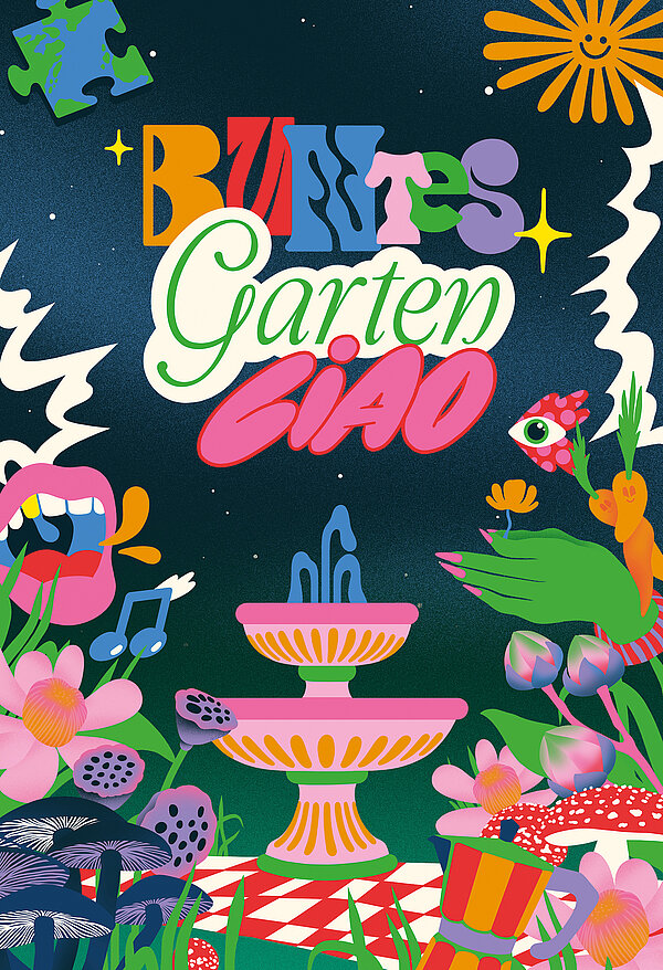 Buntes Garten Ciao
