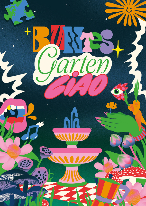 Buntes Garten Ciao