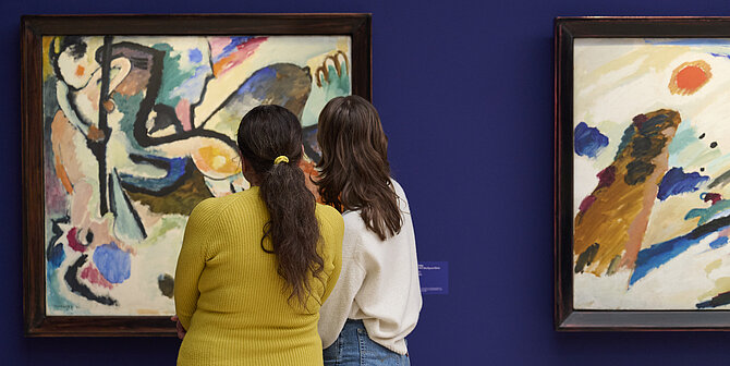 Slow-Looking-Rundgang: Eine Stunde, zwei Werke