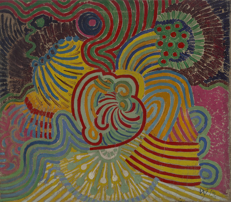 Wilhelm Morgner, Ornamentale Komposition XIII, 1912