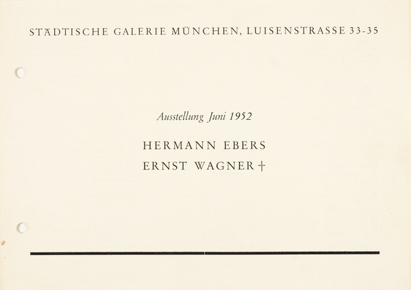 Hermann Ebers, Ernst Wagner