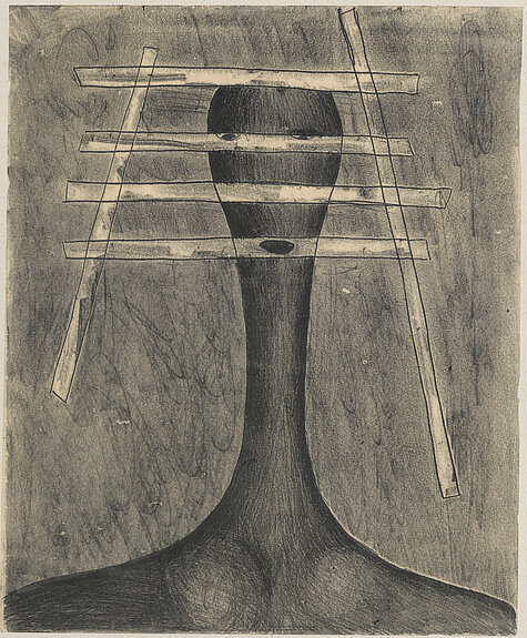 Maria Jarema, Akt (Akt), 1954. Nationalmuseum in Warschau (Muzeum Narodowe w Warszawie). © Rechtsnachfolge der Künstlerin