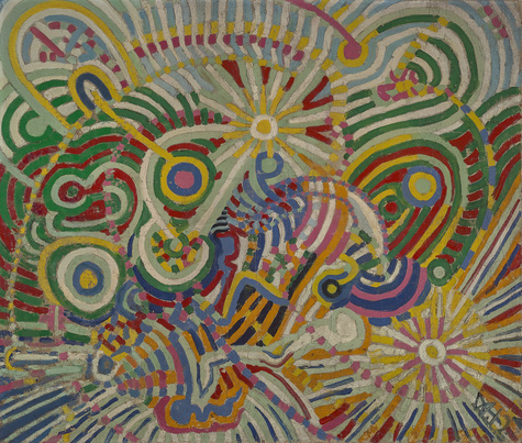 Wilhelm Morgner, Ornamentale Komposition XV