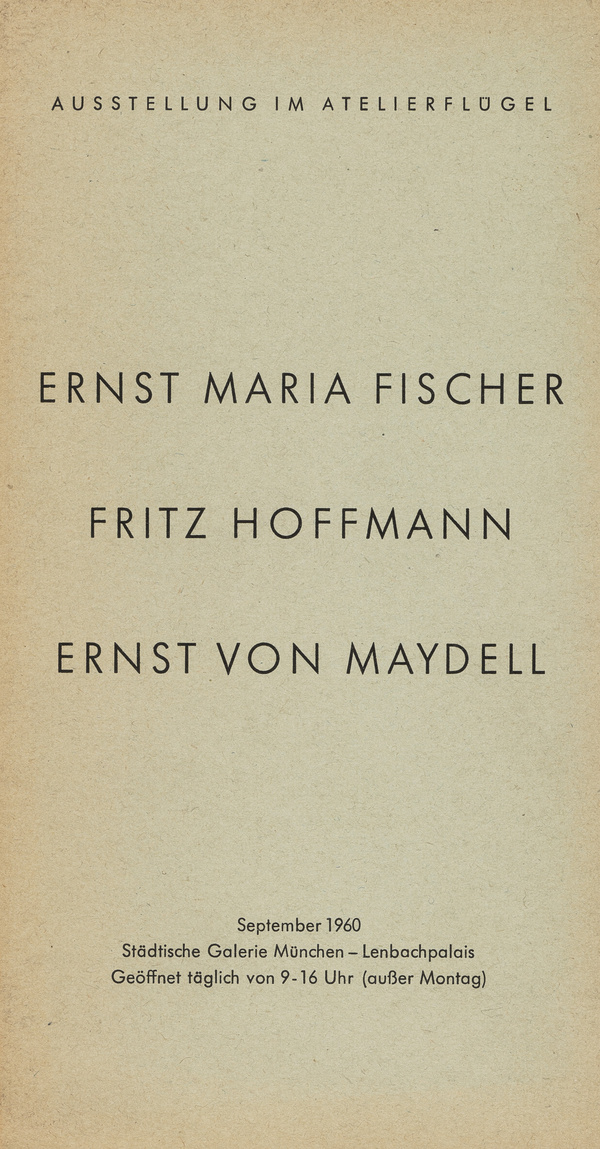 Ernst Maria Fischer – Zeichnungen und Aquarelle …